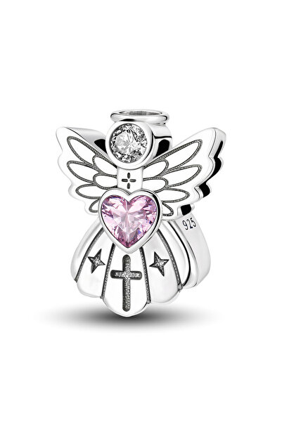 Choice TCE1019P10 925 فضة استرلينية خرزة سحر ملائكة الحب أربع أوراق البرسيم م...