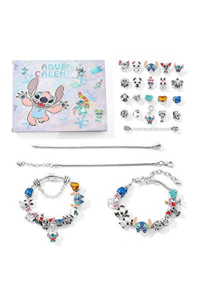 Miniso صندوق أعمى مفاجأة ديزني ستيتش أدفنت صندوق أعمى ليلو وستيتش حلو لطيف DIY أساور خرز