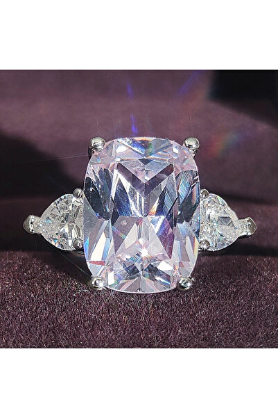 Choice 10 خاتم من مادة النحاس المكعبة من الزركونيا المكعبة ذات القطع الهندسي ...