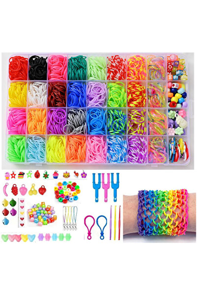 Choice مجموعة نسج من 36 شريطًا مطاطيًا، ألعاب يدوية، نول، حرف يدوية، سوار للأ...