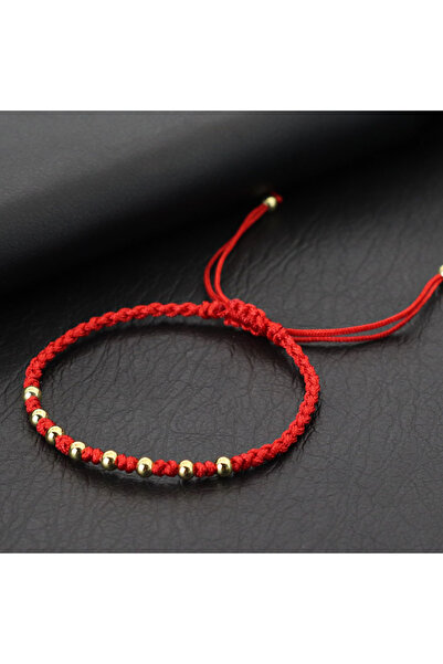 Choice سوار قابل للتعديل باللون الأحمر من New Lucky Red Line للنساء، سوار قاب...