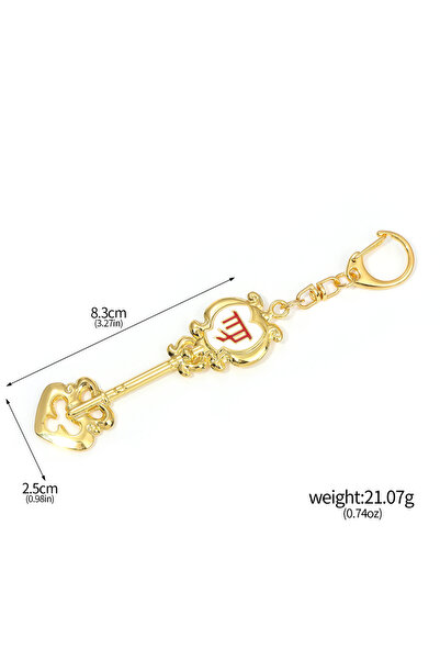 Choice K00877-06 سلسلة مفاتيح أنمي فيري تيل لاستدعاء 12 كوكبة، قلادة تنكرية، ...