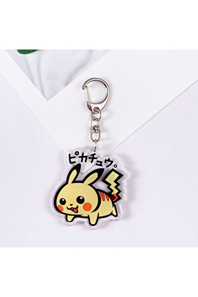 Miniso 5 cm 1 Pokémon Pikachu Cute Acrylic Keychain Accessories Pikachu Chari...