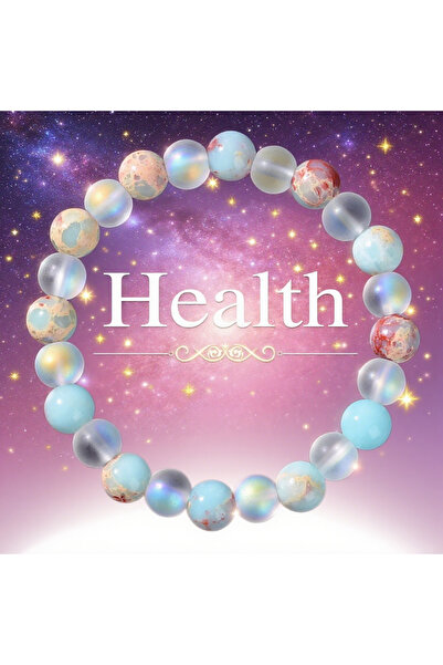 Choice WHITE 20cm HEALTH 1pc/moonlight white jade, Labradorite and Rose Quart...