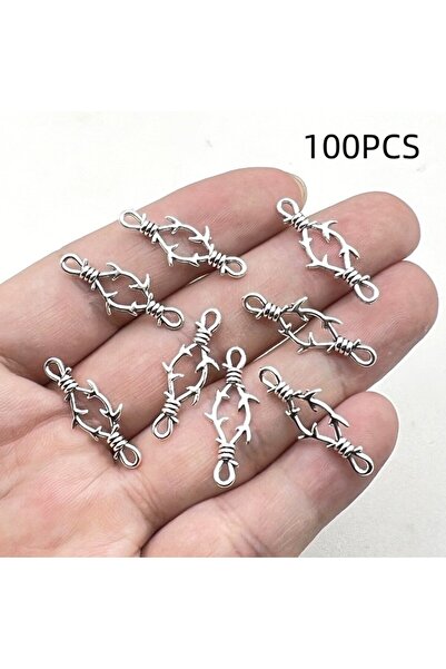 Choice 100 قطعة 50/100 قطعة إكسسوارات مجوهرات من سبائك الزنك على شكل شوكة على...