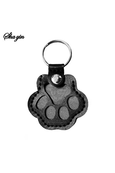 Choice سلسلة مفاتيح سوداء لتخزين شعر الحيوانات الأليفة، صورة مخلب كلب، حقيبة ...