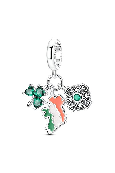 Choice KTC1907 قلادة خرز من الفضة الإسترلينية الأصلية عيار 925 على شكل دب جرو...