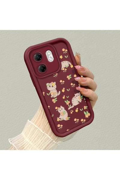 Hontinga حافظة هاتف من السيليكون الناعم مضادة للسقوط من Infinix Smart 9 متواف...