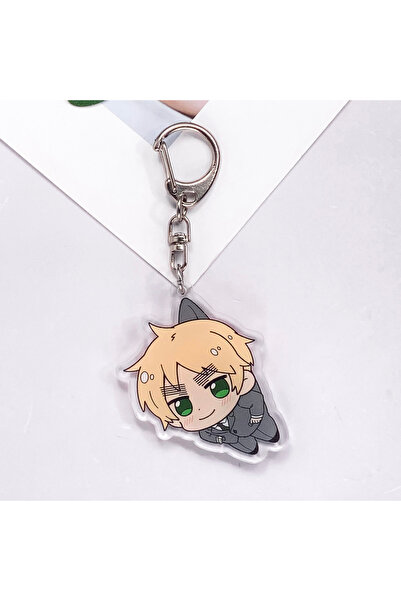 Miniso 5 cm 4 Anime Characters Hetalia Funny Cute Acrylic Car Keychain Access...