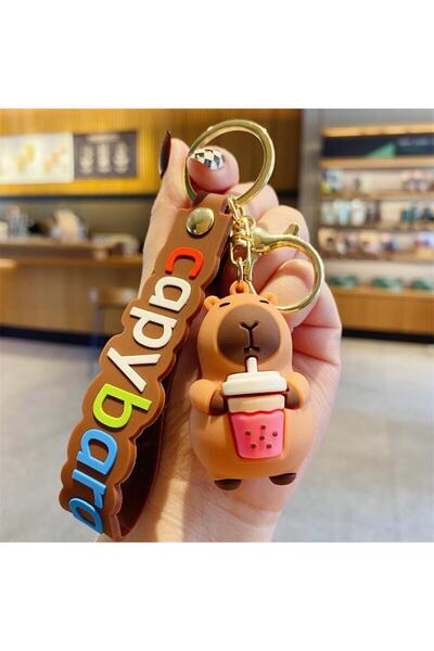 Choice KC5466 Capybara Keychain Cute Capybara Doll School bag Pendant For Car...