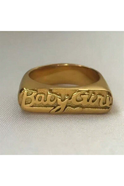 Choice ثمانية خواتم حروف ذهبية إبداعية مطلية بالذهب عيار 18 قيراطًا من الفولا...