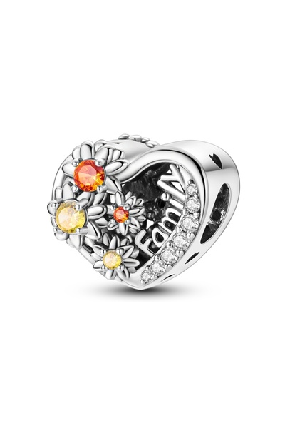 Choice KTC1050 Charms Original 925 Sterling Silver Charm Bead Pendant Cherry Freace Sunflower Tulip Cha