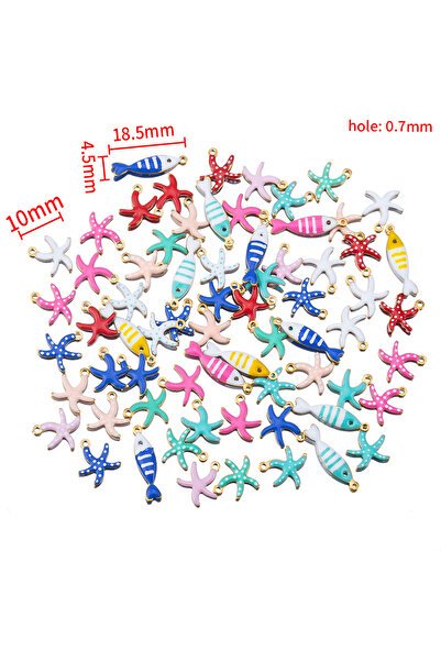 Choice 20 قطعة من الذهب المختلط 20 قطعة من الفولاذ المقاوم للصدأ قلادة نجم ال...