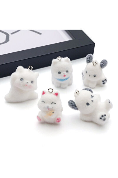 Choice SN1572-5 قطع 【2/5 قطع】 قلادة كلب ثلاثية الأبعاد مزخرفة - سلسلة مفاتيح ...