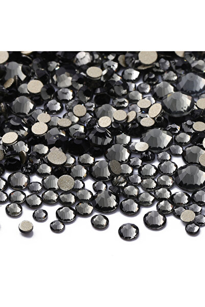 Choice عبوة من 1440 قطعة من أحجار الراين المسطحة ذات القاعدة الذهبية من بلاك ...