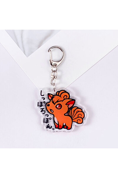 Miniso 5 cm 7 Pokémon Pikachu Cute Acrylic Keychain Accessories Pikachu Charizard Funny Bag Charm Backpack