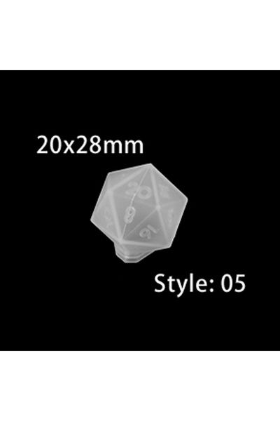 Choice17 5 19 أشكال غير منتظمة من قوالب راتنج الإيبوكسي على شكل نرد قوالب رات...