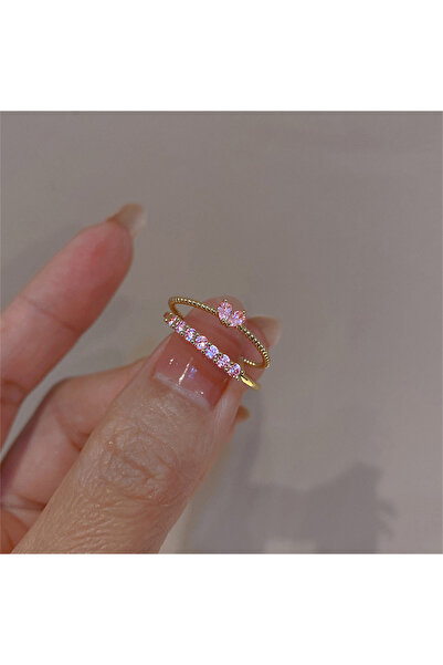 Choice CS5690205JCA1 قطعتان من خواتم القلب الكريستالية الأنيقة والجميلة للنسا...