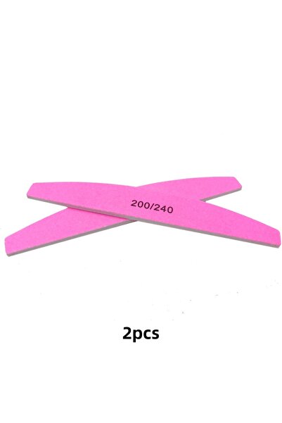 Choice 2 قطعة 2/5/10/25 قطعة مبرد أظافر وردي بحبيبات 200/240 متينة وعالية الج...