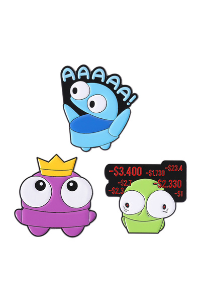 Choice مجموعة من 3 دبابيس مينا لشخصيات ألعاب تقمص الأدوار (RPG) من لعبة Delta...