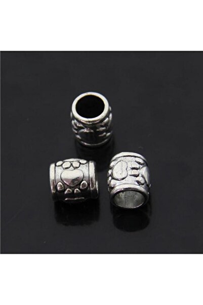 Choice 20 قطعة من خرز فاصل على شكل مخلب كلب من الفضة التبتية العتيقة بفتحة 6 ...