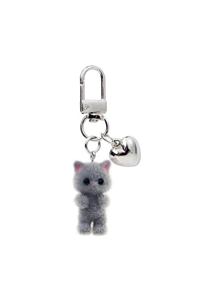 Choice A Cute Flking Cat Keychain 3D Love Phone Pendant Headphone Charm Bag D...