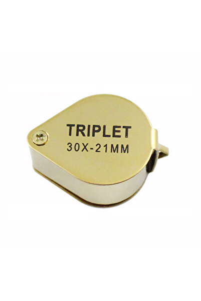 Choice عدسة مكبرة للمجوهرات المعدنية باللون الذهبي 30X أداة عين المجوهرات عدس...