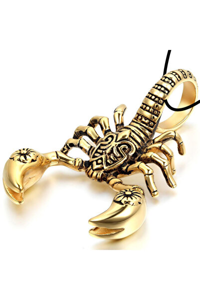 Choice N-2021-A قلادة ملك العقرب قلادة رجالية قلادة معدنية منزلقة عصرية جديدة...