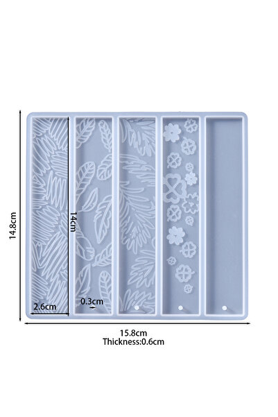 choice2 قالب من راتنج الإيبوكسي الكريستالي من ستايل 02 DIY على شكل أوراق مخلب...