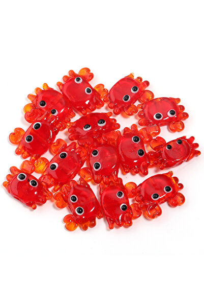 choice2 22x15mm 2Pcs 2-10pcs Colorful Lampwork Beads Cartoon Crabs Shrimp Fis...