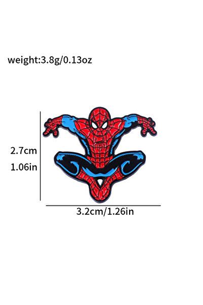 Choice دبوس مينا فيلم سبايدر مان دبابيس مينا شارات ياقة دبابيس معدنية إكسسوار...