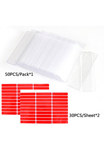 Choice مجموعة 1 حامل عرض شفاف لأطراف الأظافر الزائفة مع شريط لاصق مزدوج وحامل...