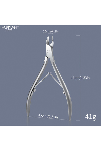 Choice 1 قطعة من مقصات بشرة الأظافر المصنوعة من الفولاذ المقاوم للصدأ باللون ...