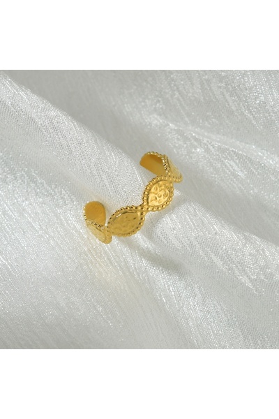 Choice r286 خواتم نسائية من الفولاذ المقاوم للصدأ بتصميم هندسي قابل للتعديل خ...