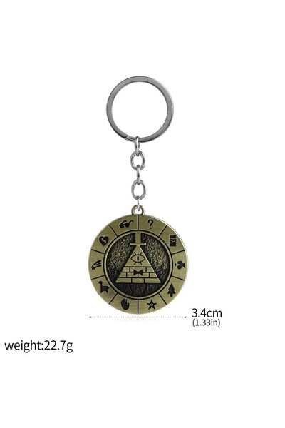 Miniso K00347-02 سلسلة مفاتيح أنيمي جرافيتي فولز ديبر باينز مابل باينز بيل سا...