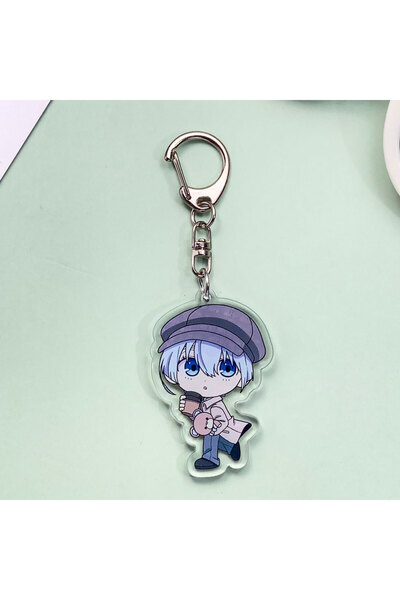 Miniso 5 cm 11 Anime Characters Blue Lock Bear Acrylic Car Keychain Accessori...