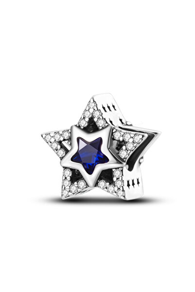 Choice KTC774 100% حقيقية 925 فضة استرلينية قلادة نجمة الشمس القمر سحر الخرز ...