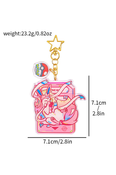 Choice SS0413-6 1 قطعة/9 قطع سلسلة بوكيمون فريدة من نوعها حقيبة سلسلة المفاتي...