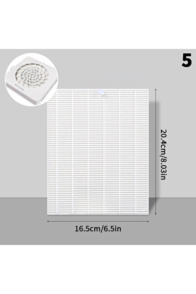 JETTING قطعة واحدة A5 【ZYAL-1】 فلتر بديل لجامع غبار الأظافر، فلتر مكنسة كهربا...