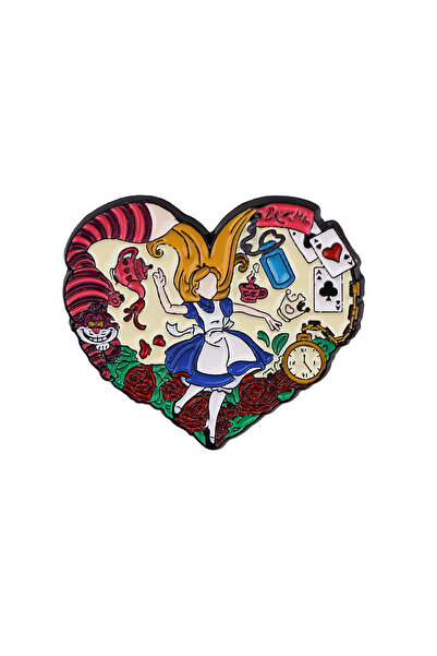 Choice 1 1 دبابيس أليس في بلاد العجائب، دبابيس طية صدر السترة لحقائب الظهر، د...