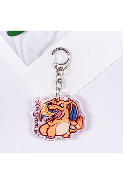 Miniso 5 cm 6 Pokémon Pikachu Cute Acrylic Keychain Accessories Pikachu Chari...