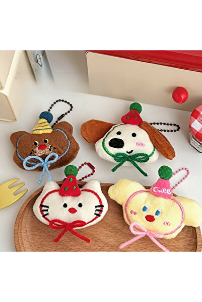 Choice Plush 4pcs 3/4/6 Pcs Cute little animal doll pendant, versatile toy ac...