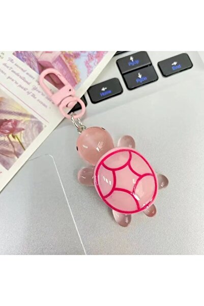 Choice Pink Cute Glow in The Dark Turtle Keychain for Women Girls Backpack Pe...