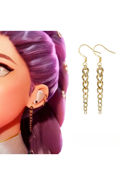 Choice أقراط كوسبلاي من A-1 Kpop Demon Hunters مشبك أذن شخصية كرتونية أنمي سو...