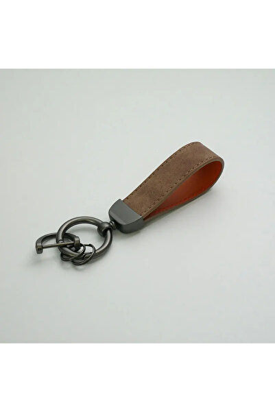 Choice A 1PC Simple PU Leather Keychain Women Men Car Key Ring Chain Holder K...