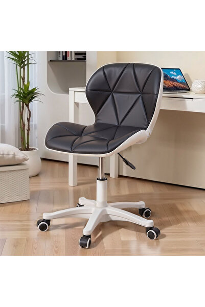 CHOIWIN Modern Office Chair - Adjustable Height & 360° Rotating Desk Chair with Waterproof Leather, Thick