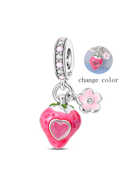 Choice PAC1247 100% من الفضة الاسترلينية عيار 925 مطلية باللون الوردي على شكل...