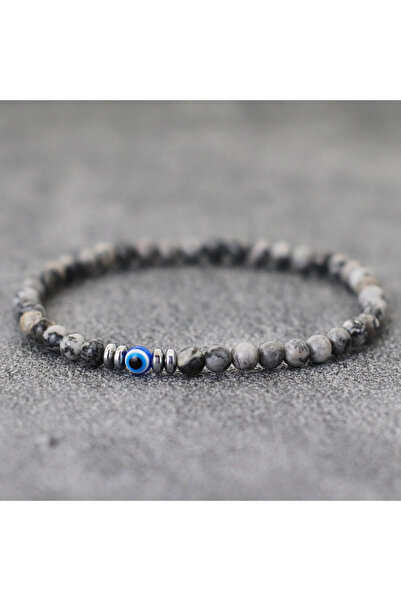 Choice map stone Stylish Evil Eyes Bracelet For Men 4mm Tiger Eyes Turquoises...