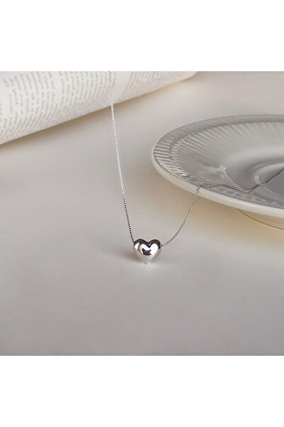 Choice النمط 1 قلادات إلفيراجيرل الصغيرة على شكل قلب للنساء بسلسلة فضية اللون...