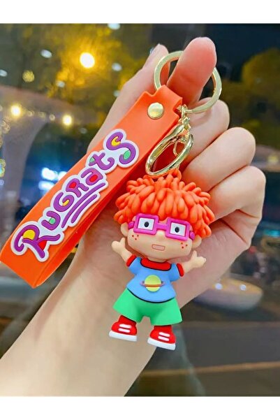 Choice 6 cm Red Cartoon Naughty Boy Keychain New Cute Silicone Doll Bag Hangi...